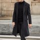 Men's Long Trench Coat Woolen Coat